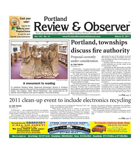 Portland Review & Observer by Lansing State Journal - Issuu