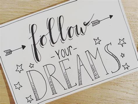 #followyourdreams #handlettering | Hand lettering quotes, Hand ...