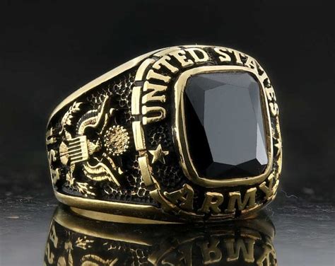 United States Army Ring Silver US Army Ring US Eagle Ring - Etsy