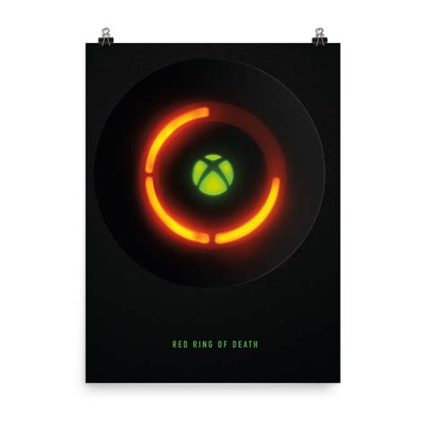 Microsoft Released an Official Red Ring of Death Poster for Xbox 360 Fans