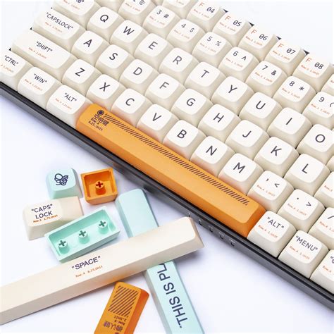 Buy 144 Keys Set XDA Profile Custom Keycaps PBT Dye Sublimation ANSI ...