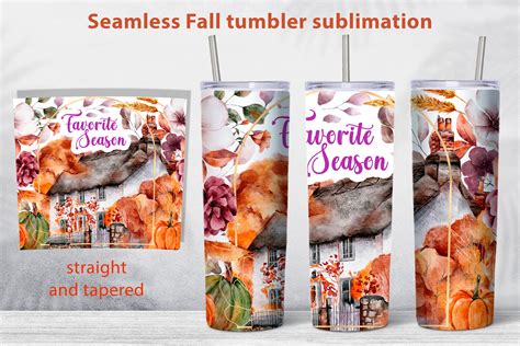 Fall tumbler sublimation Quotes 20oz Tumbler Design PNG By Shuneika ...