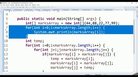 How to sort integer array in Java ? - Ascending/Descending order ? Java tutorial for beginners ...