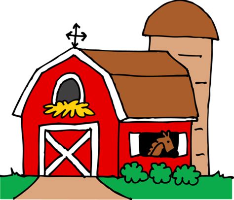 Little Red Barn Clipart - Free Clip Art