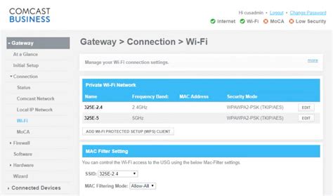 Comcast Business Router Login - 192.168.1.1