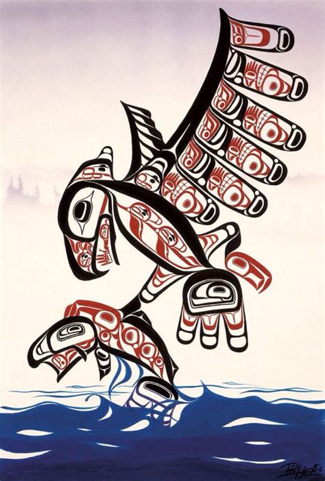 Eagle fishing | Native art, Indigenous art, American indian art