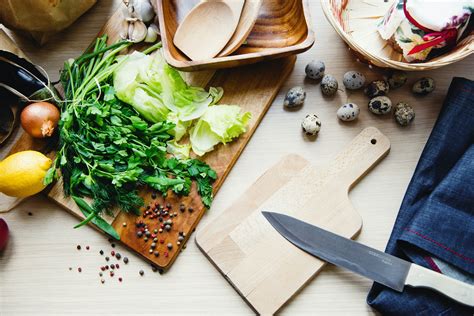 Green Vegetables On Brown Wooden Chopping Board · Free Stock Photo