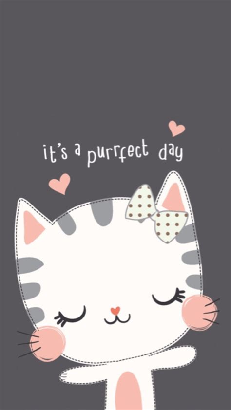 Cute Cartoon Cat iPhone Wallpapers - Top Free Cute Cartoon Cat iPhone Backgrounds - WallpaperAccess