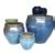 Light Blue Urn Glazed Ceramic Glazed Outdoor Clay Pot,Planter Outdoor Pottery Flower Pot - Buy ...