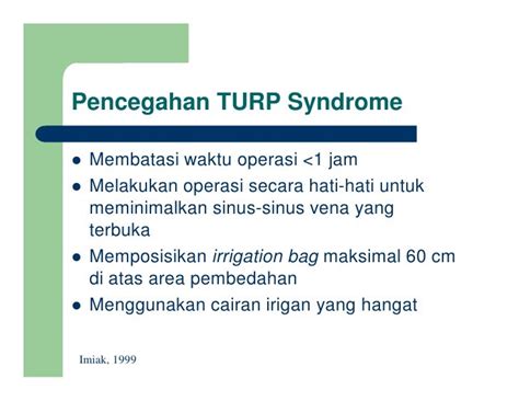 Nursing care process (askep) turp syndrome