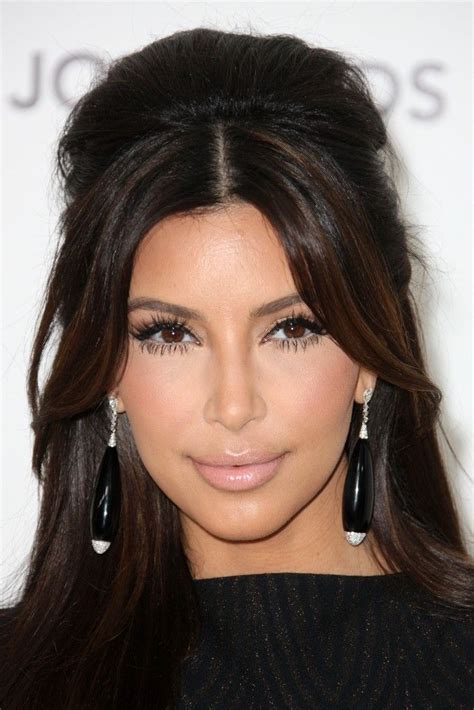 Kim Kardashian Nude Lipstick | Kim kardashian hair, Celebrity wedding hair, Kardashian hair