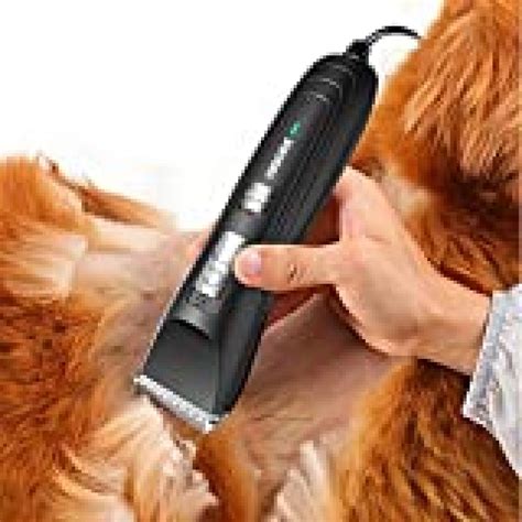 AIBORS Dog Clippers for Grooming Professional 12V High Power Plug-in Pet Hair Trimmers for Thick ...