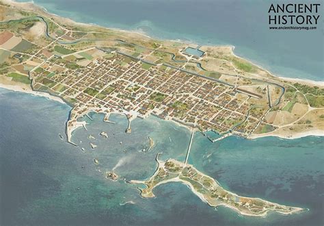 Aerial View of Ancient Alexandria (Illustration) - World History Encyclopedia