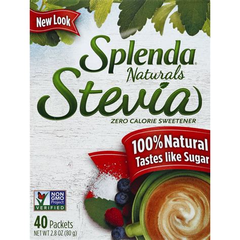 (40 Count) Splenda Naturals Stevia Sweetener Packets - Walmart.com - Walmart.com