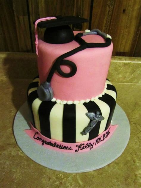 Nursing School Graduation Cake - CakeCentral.com