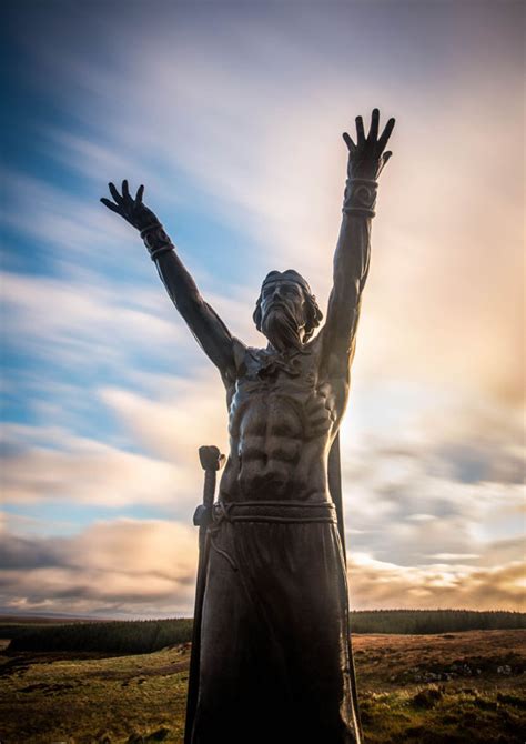 MANANNAN MAC LIR STATUE BACK ON TOP OF BINEVENAGH MOUNTAIN – Derry Daily