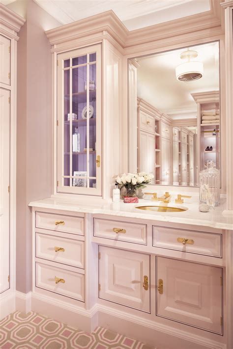 Custom bathroom vanity cabinet, inset doors, handpainted with gold ...