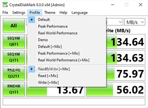 CrystalDiskMark 8.0.6 - Download, Review, Screenshots