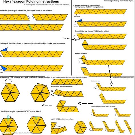 Hexaflexagon making instructions. : FlexagonsAreFun