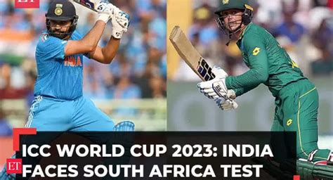 ind vs sa: IND vs SA, World Cup 2023: Unbeaten India face South Africa ...