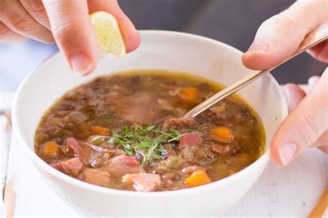 German Lentil Soup Recipe - Food Fanatic