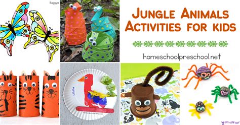 Jungle Animal Activities for Preschoolers | Homeschool Preschool