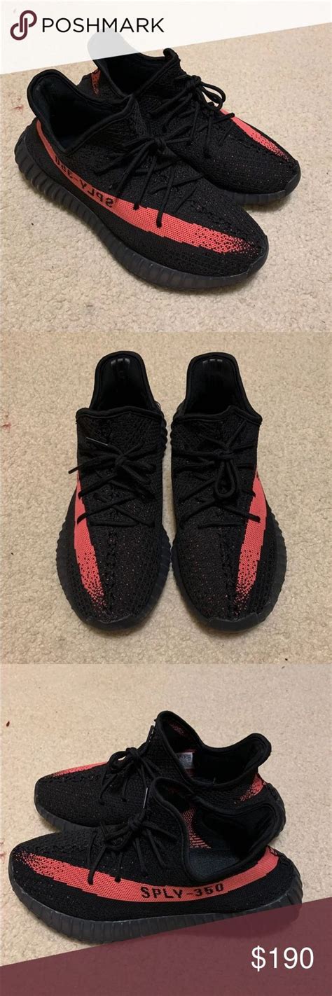 Yeezy Boost 350 v2 Red Stripe I been worn them couple time The condition is 9/10 I dont have the ...