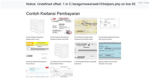 Contoh Kwitansi Pembayaran