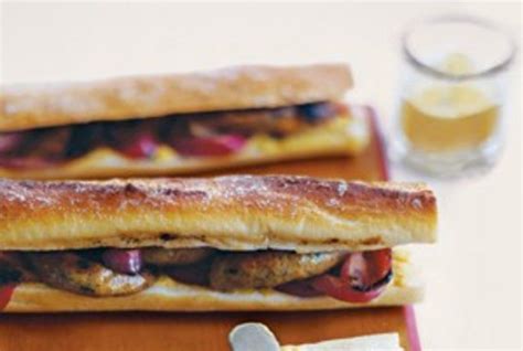 Merguez Ficelle (Sausage and Onion Sandwich) Recipe | Recipe | Onion ...