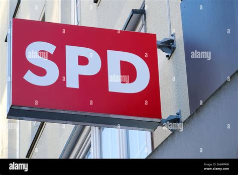 Sign And Logo Of The SPD Stock Photo - Alamy