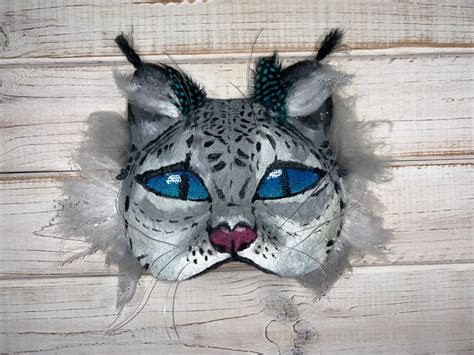 Snow Leopard Therian Mask - Etsy