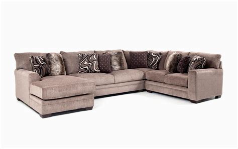 Luxe 4 Piece Right Arm Facing Sectional with Chaise | Furniture reviews, Bobs furniture, Bob's ...