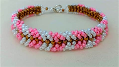 Chevron Bracelet Tutorial//Beaded Bracelet Tutorial//Useful & Easy ...