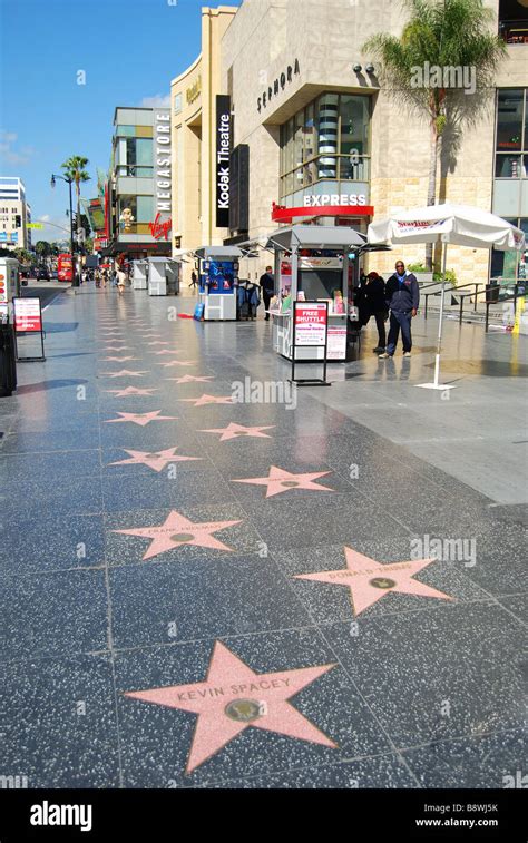 Hollywood Walk of Fame, Hollywood Boulevard, Hollywood, Los Angeles, California, United States ...