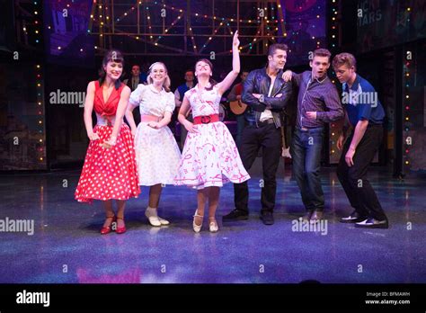 Scene from Dreamboats and Petticoats musical Stock Photo - Alamy