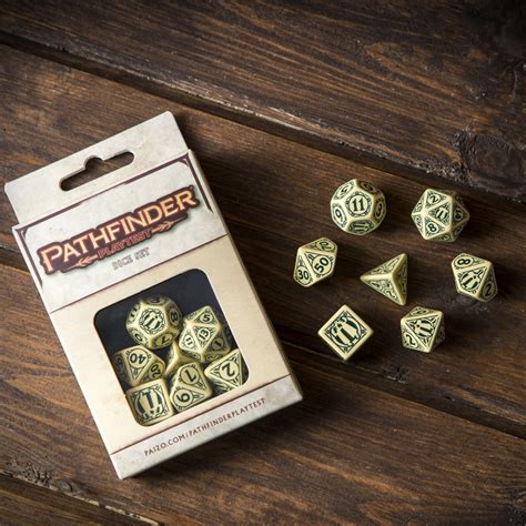 Pathfinder RPG Playtest Dice set