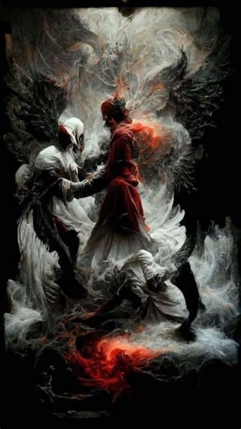 Fantasy Art Angels And Demons