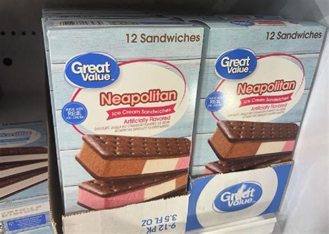 Great Value Ice Cream Treats At Walmart Priced As Low As $1.87!