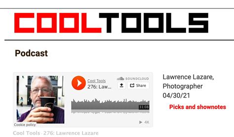 Low-Vision Tools on the Cool Tools Podcast - Kinda Blind