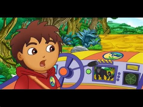 Go Diego Go And Dora The Explorer Rescue A Baby Gorilla In A Video Game Walk Through Music Video ...