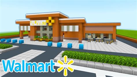 Minecraft Tutorial: How To Make A Walmart "2020 City Tutorial" PART 1 ...