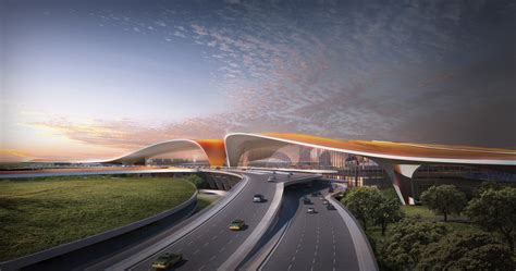 Beijing New Airport and ADPI and Zaha Hadid Architects