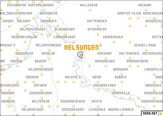 Melsungen (Germany) map - nona.net