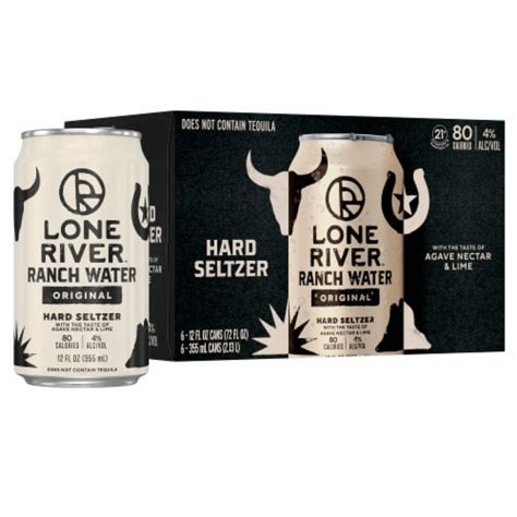 Lone River Ranch Water Original Hard Seltzer, 6 - 12.0 FL OZ - Kroger