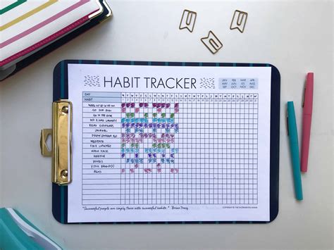 Free 30 Day Habit Tracker Printable to Crush Your Goals