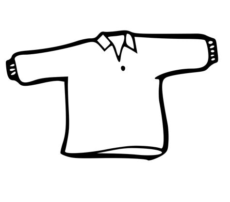 Clipart - shirt outline