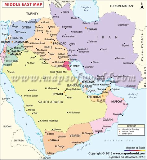 Lebanon Map Of Middle East – The World Map