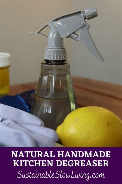 Natural Handmade Kitchen Degreaser|| Quick And Easy To Make - Sustainable Slow Living