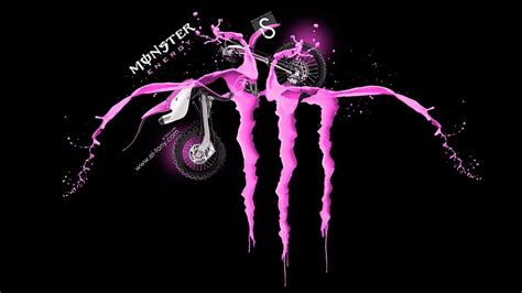 Pink Monster Energy Wallpaper