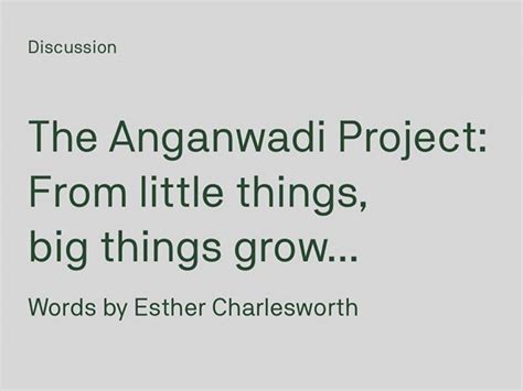 THE ANGANWADI PROJECT — Architects Without Frontiers